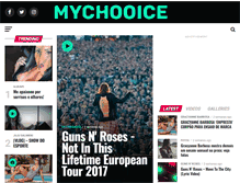 Tablet Screenshot of mychooice.com